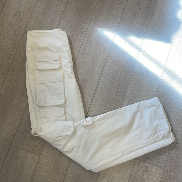 Orseund Iris Ecru Pocket Pants Hailey Bieber Cargo Shadow Hill Gallery Dept - Picture 12 of 13